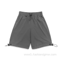 Mens Windbreaker Basketball Gym Woven Shorts Men